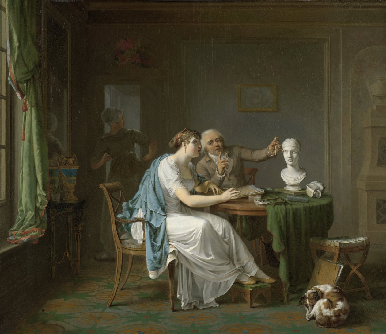 The Drawing Lesson av Louis Moritz