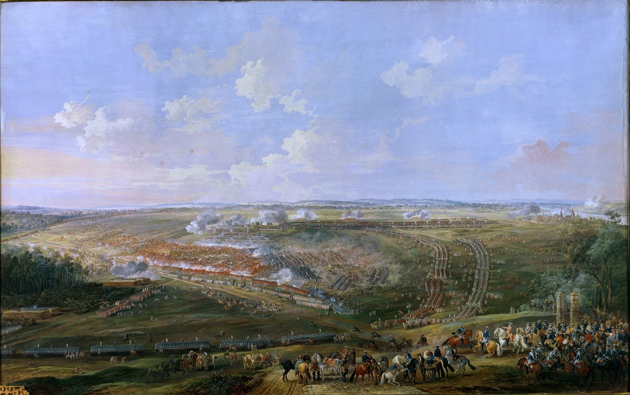 Bataille de Fontenoy, le 11 mai 1745 av Louis Nicolas van Blarenberghe