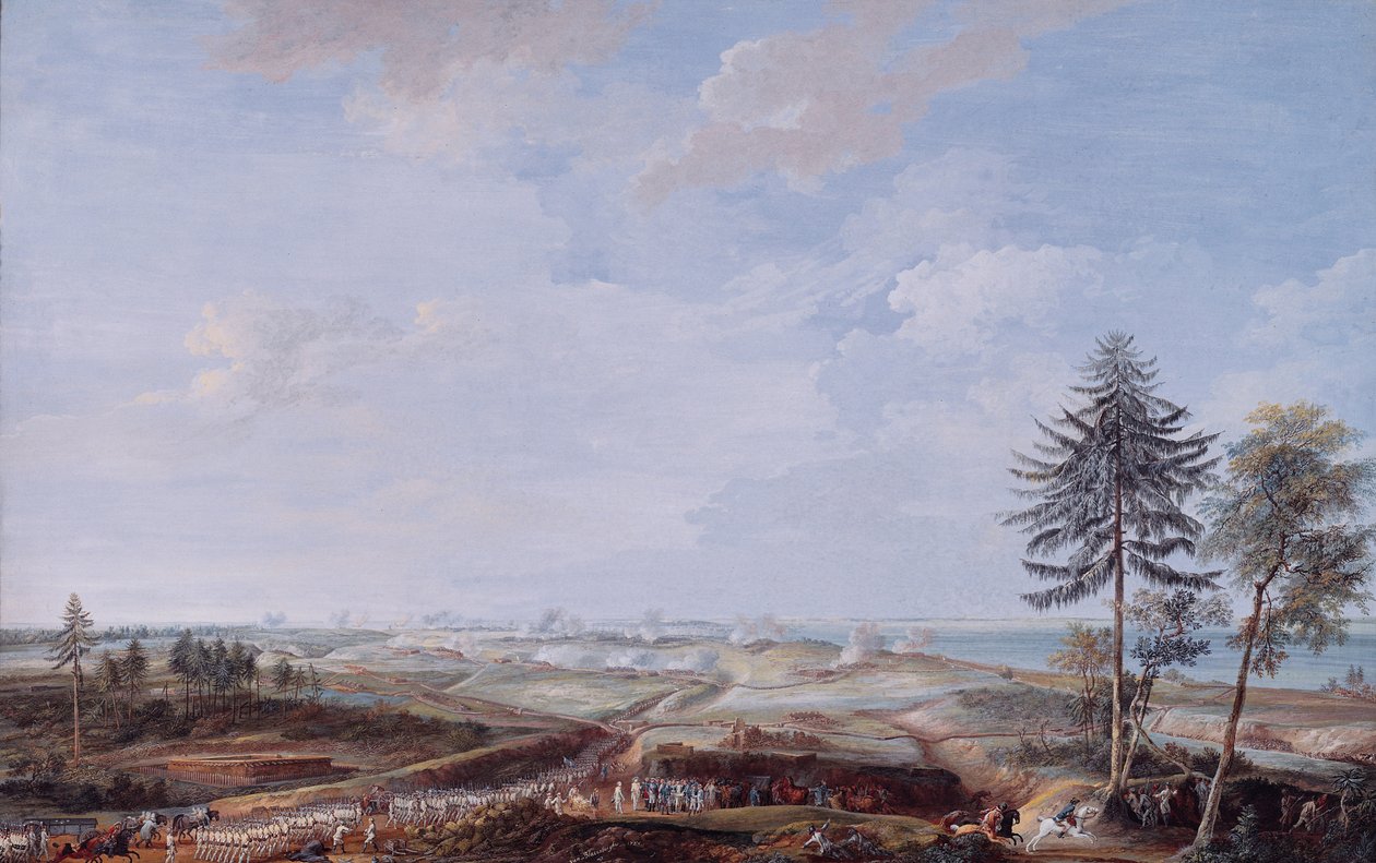 Belägringen av Yorktown 1781, 1784 av Louis Nicolas van Blarenberghe