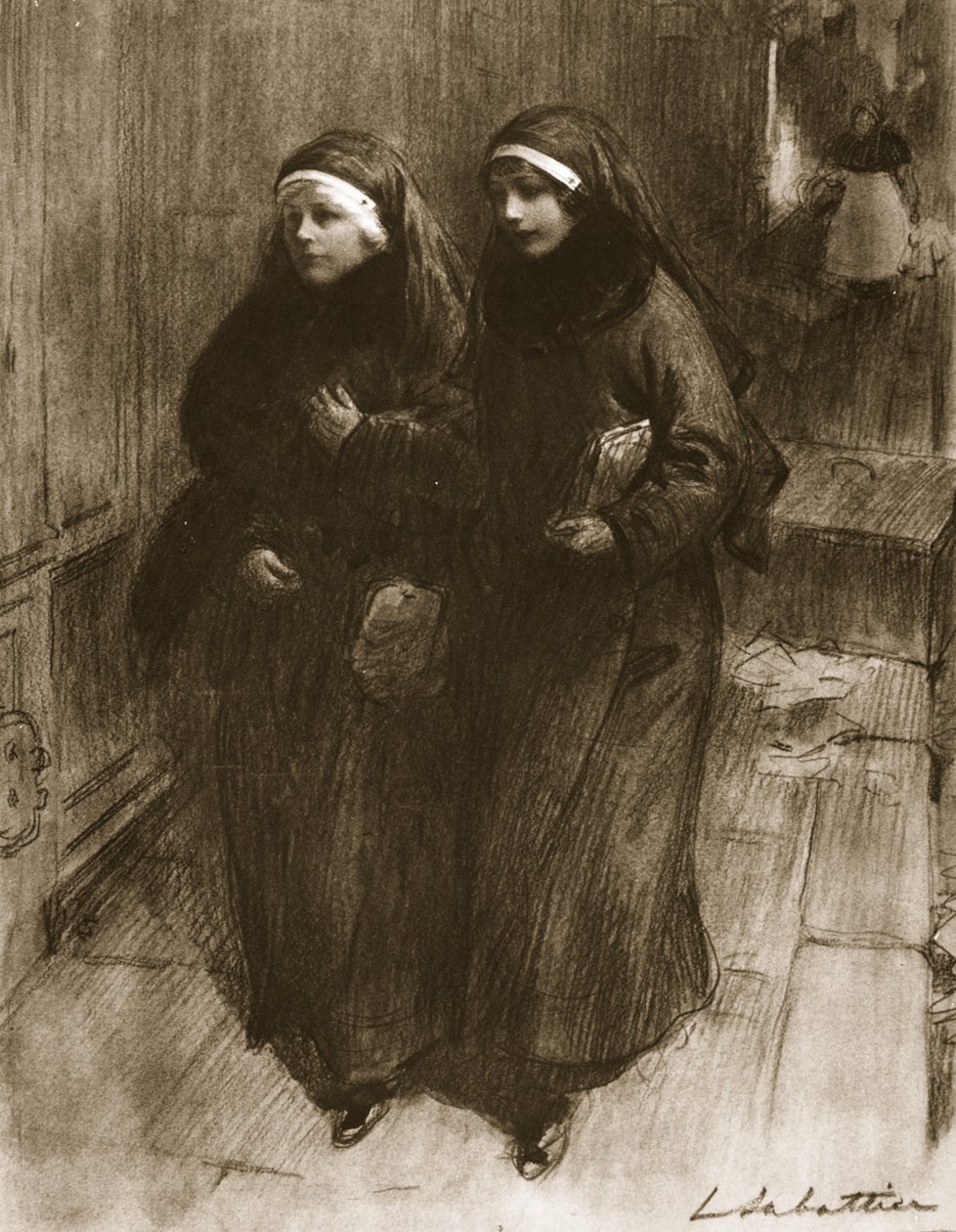 Krigstidens tidiga ryttare, 1915 av Louis Remy Sabattier