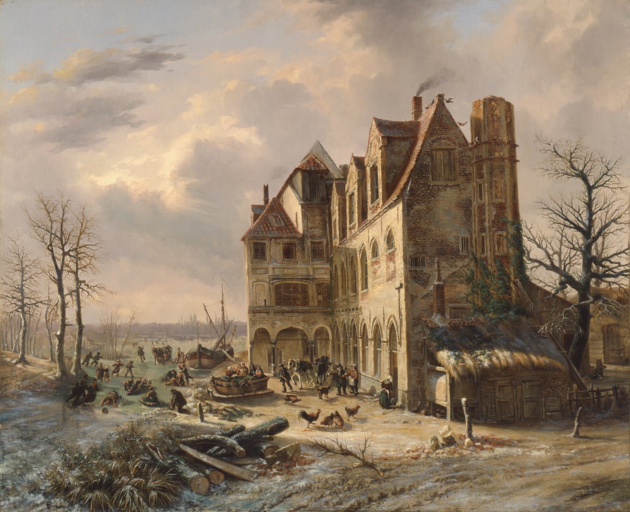 Bytet vid Old Abbey av Louis Schepens