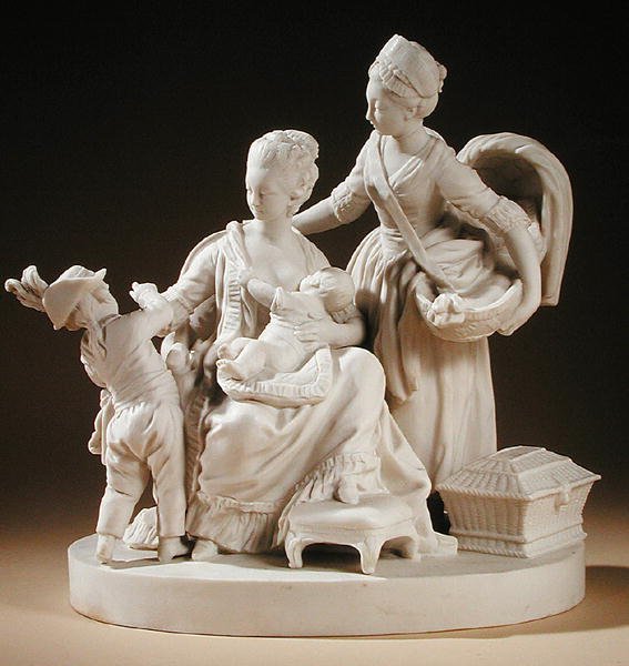 The Nursemaid, 1774 (kexporslin) av Louis Simon Boizot