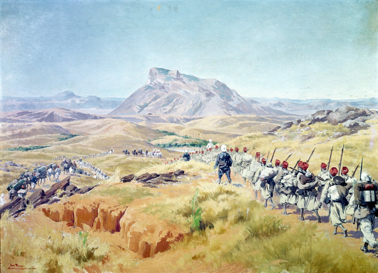 The Take of Andriba Peak, Madagaskar, 15 september 1895 av Louis Tinayre