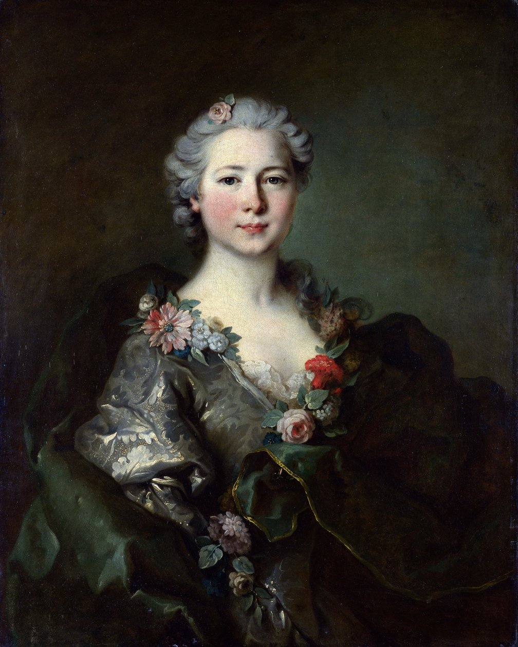 Probably  Portrait of Mademoiselle de Coislin av Louis Tocqué