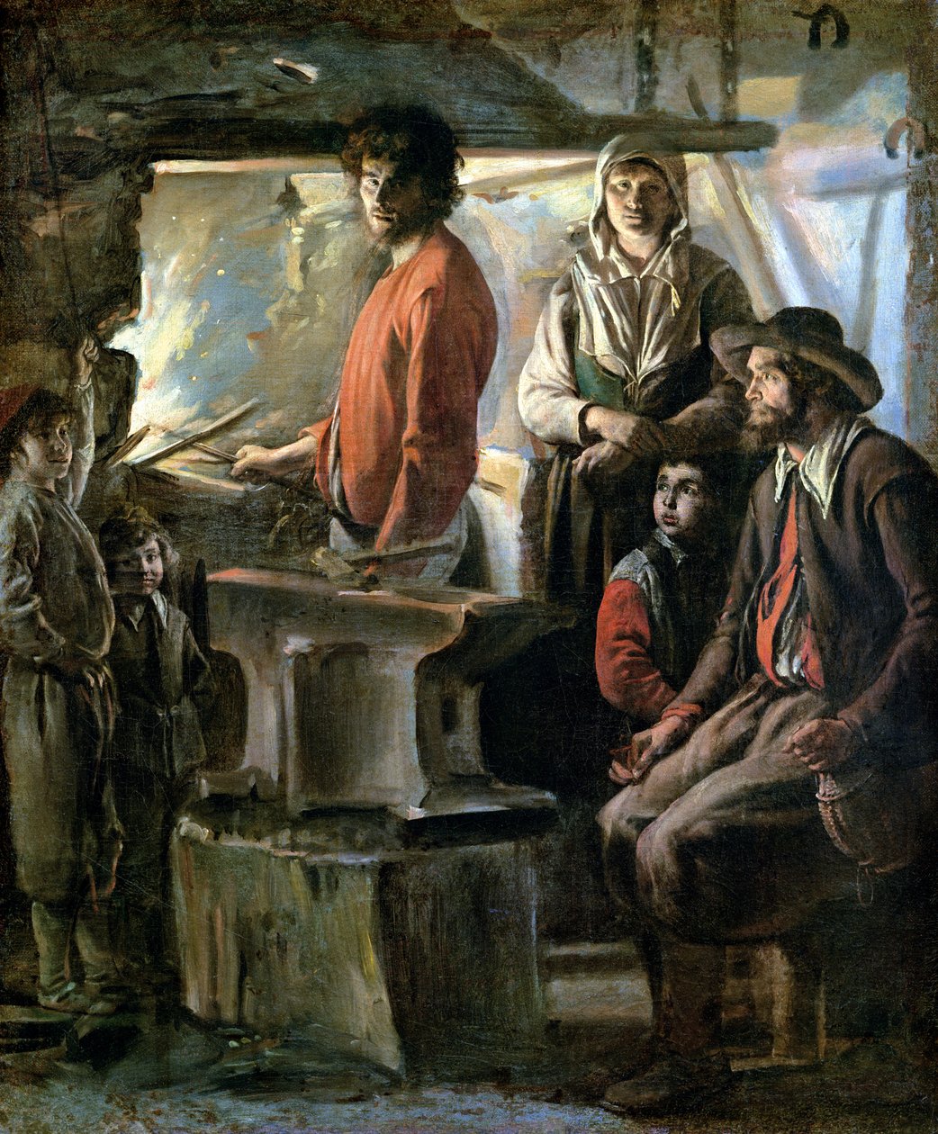 Smedjan, 1640 av Louis le Nain