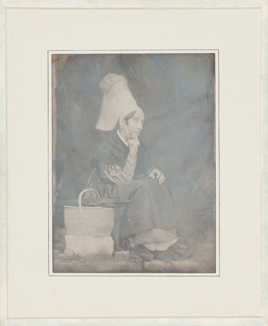 Porträtt av en kvinna från Lisieux, Argentelle,1846 (foto) av Louis Adolphe Baron Humbert de Molard
