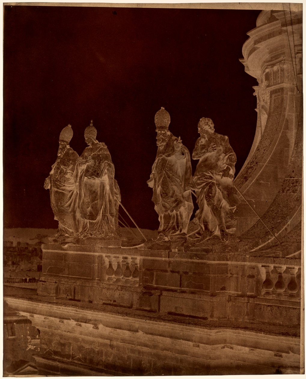 Fyra statyer i Versailles av Louis-Rémy Robert