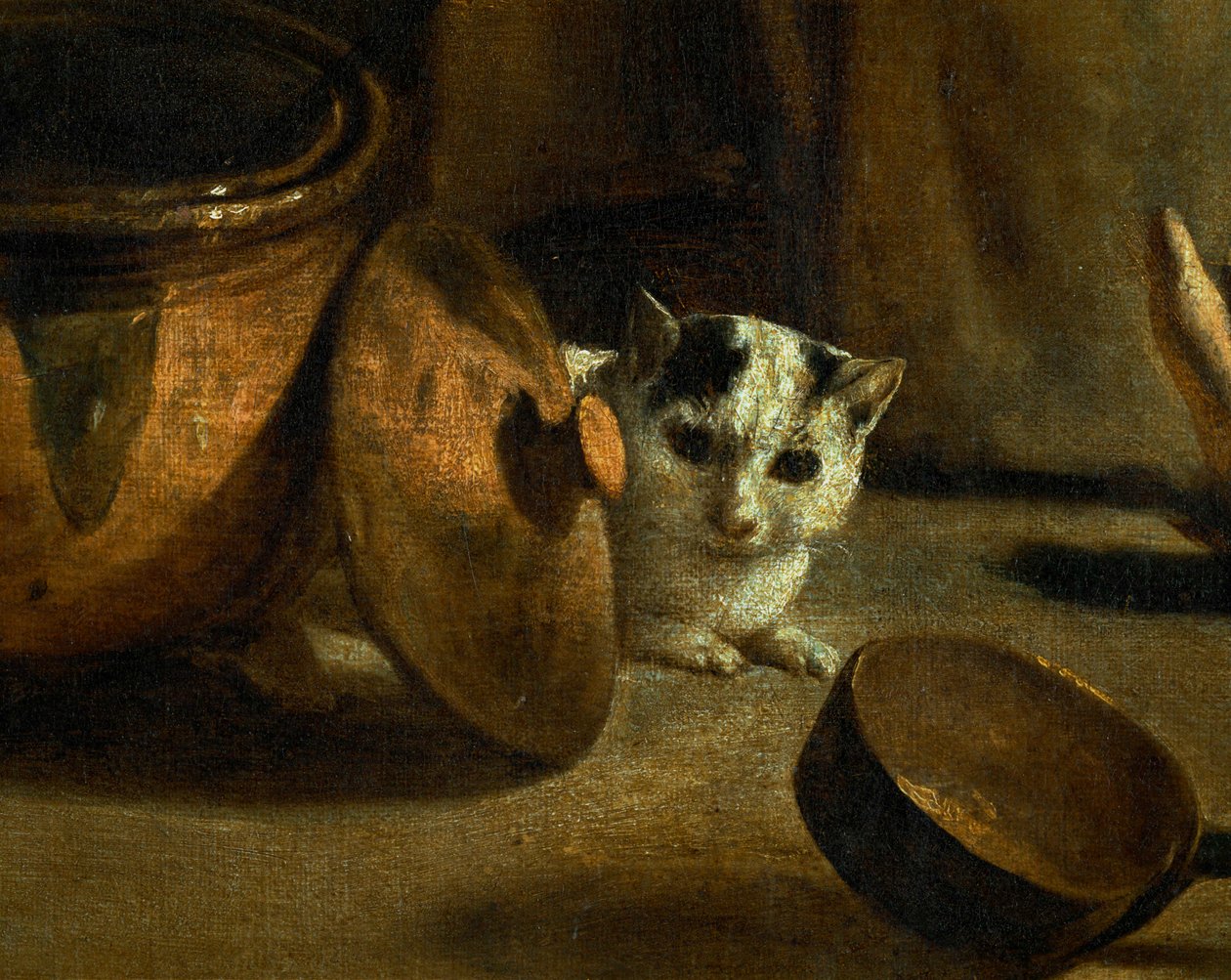 En familj av bönder i en interiör ... av Louis (attr. to) Le Nain