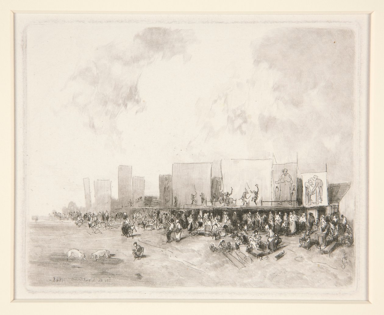 Bymässa av Louis Adolphe Hervier