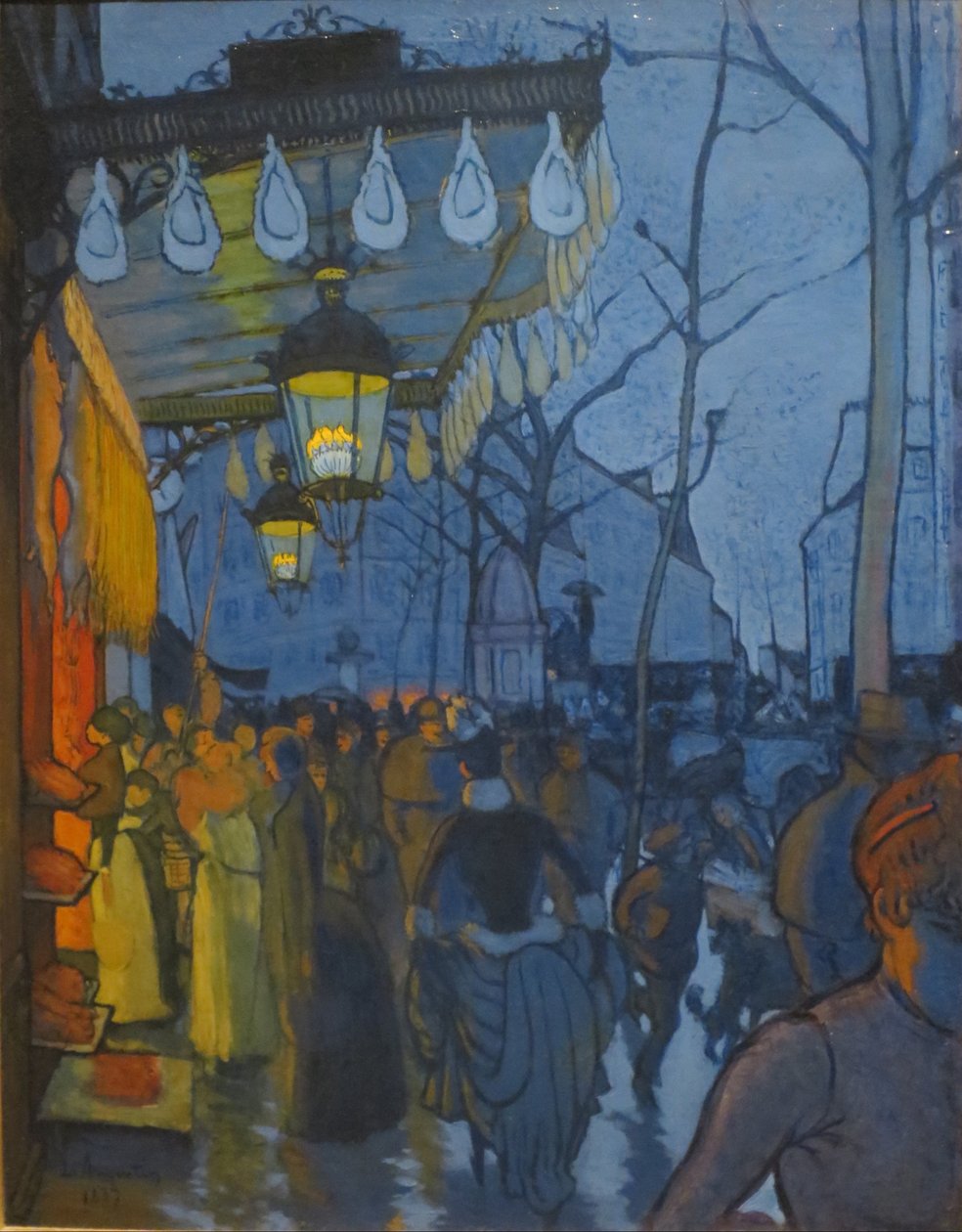 Avenue de Clichy: Klockan fem på kvällen av Louis Anquetin