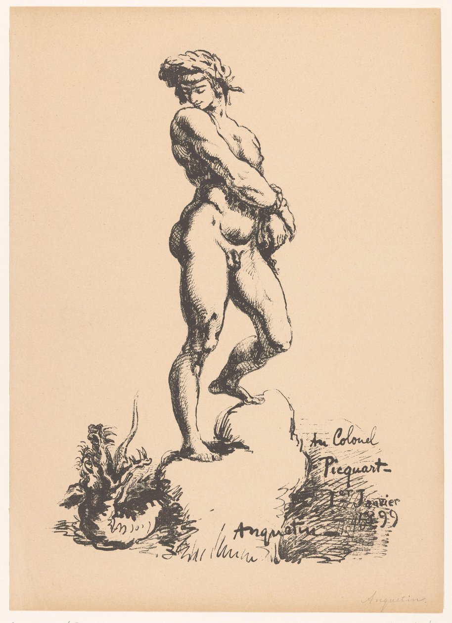 Georges Picquart och draken av Louis Anquetin