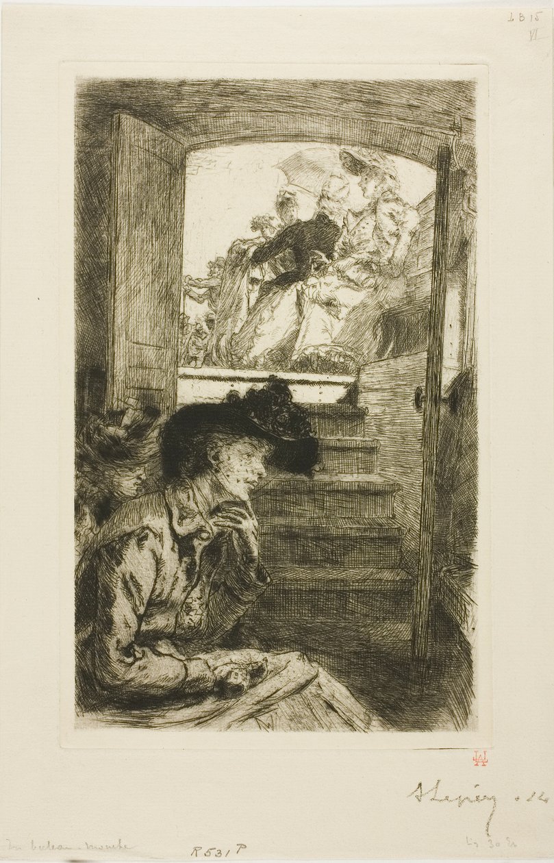 I Bateau-Mouche av Louis Auguste Lepère