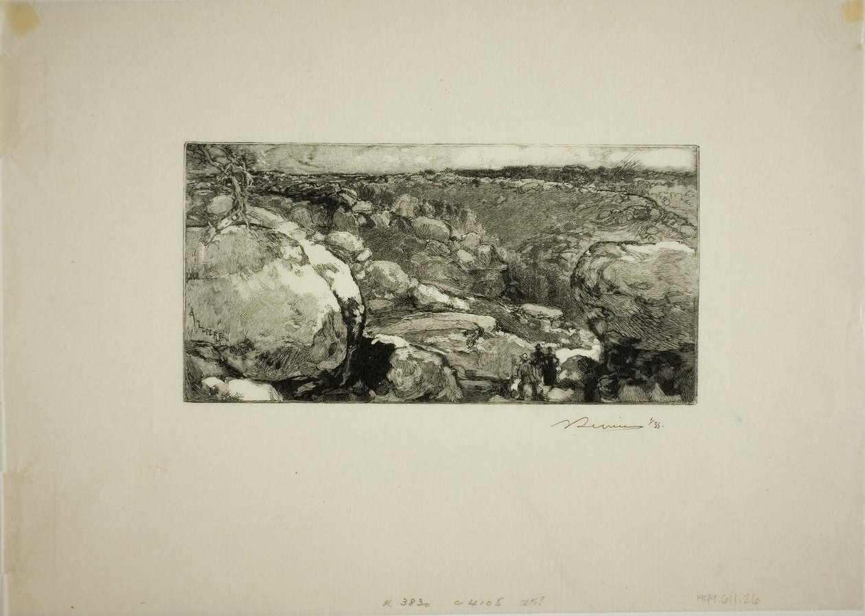 Cirque du Long-Rocher av Louis Auguste Lepère