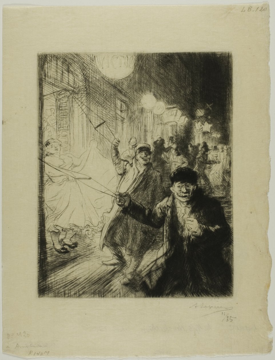Le Nys, Amsterdam av Louis Auguste Lepère