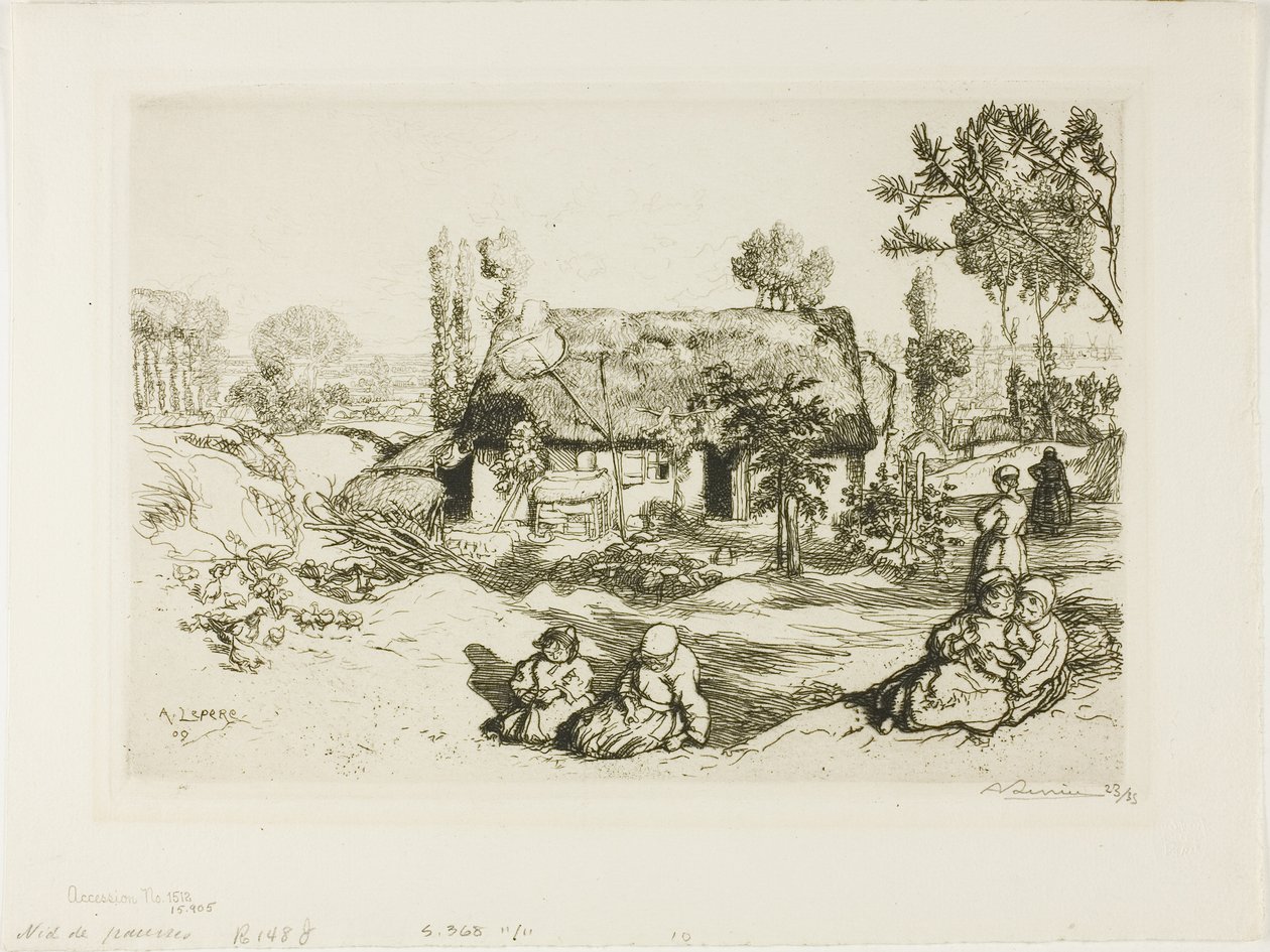 De fattigas näste av Louis Auguste Lepère