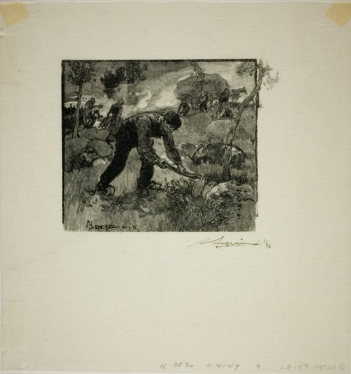 Rotutdragare av Louis Auguste Lepère
