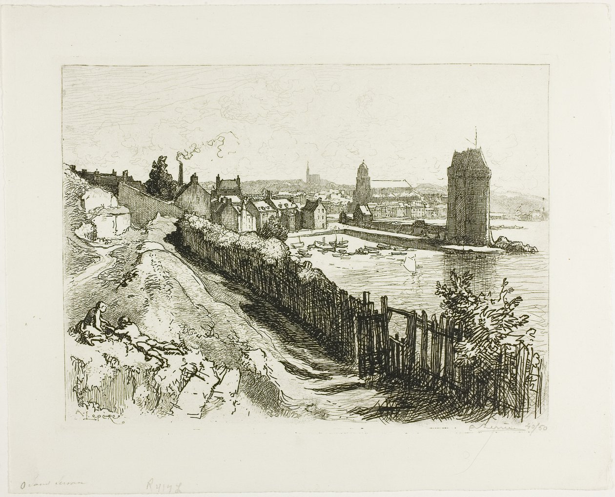 Saint-Servan av Louis Auguste Lepère