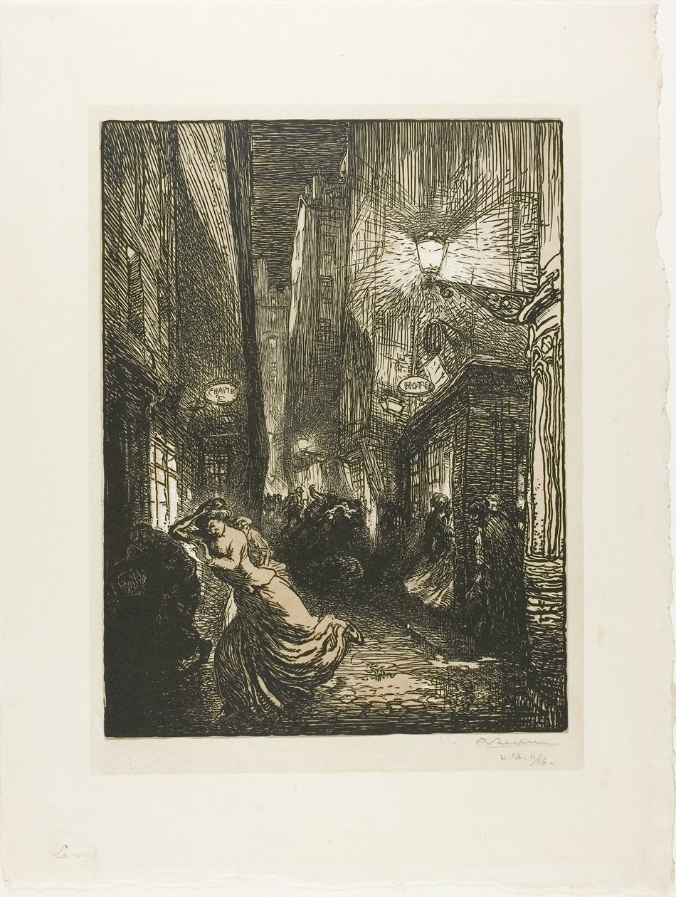 Razzian av Louis Auguste Lepère