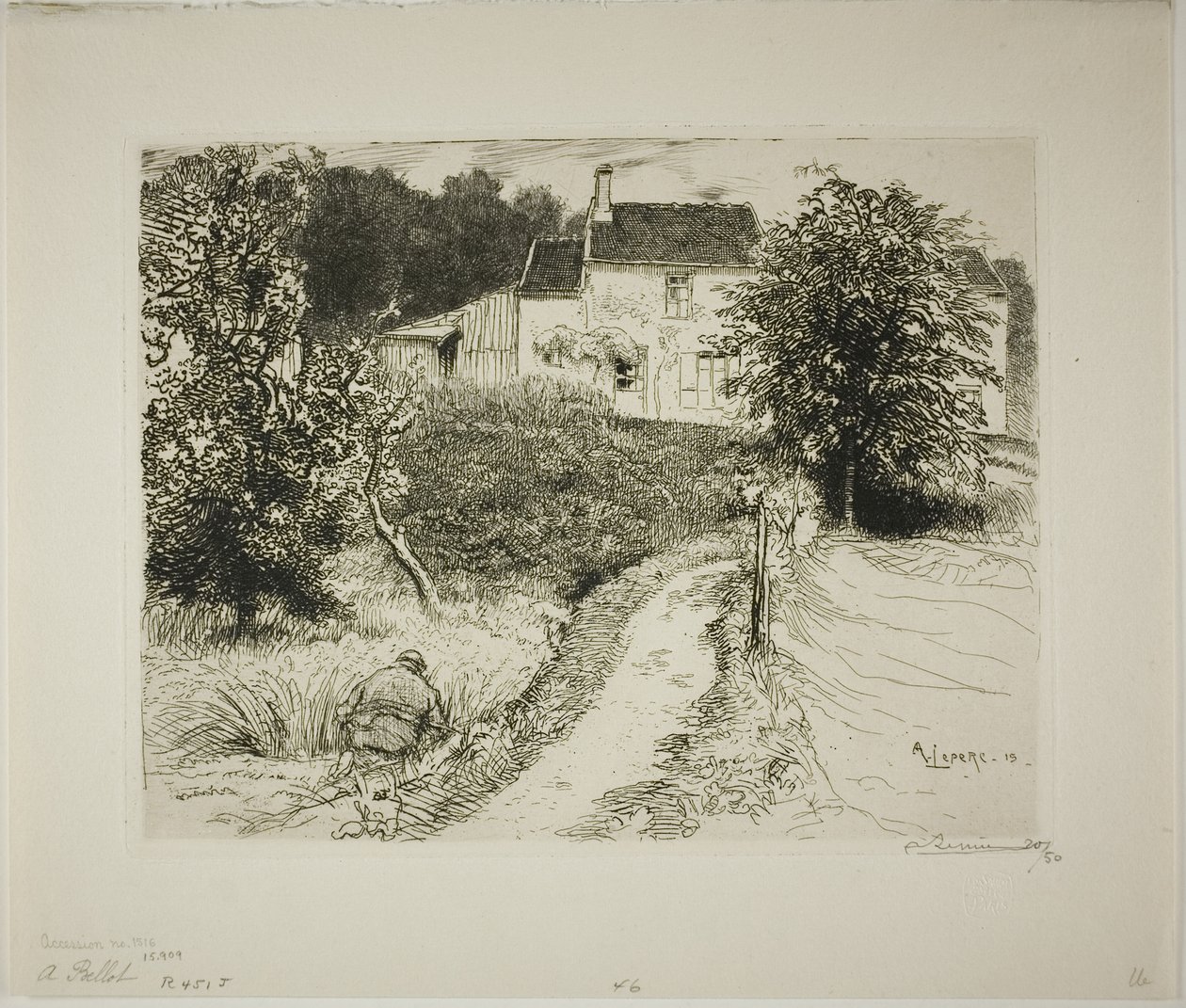 Till Bellot av Louis Auguste Lepère