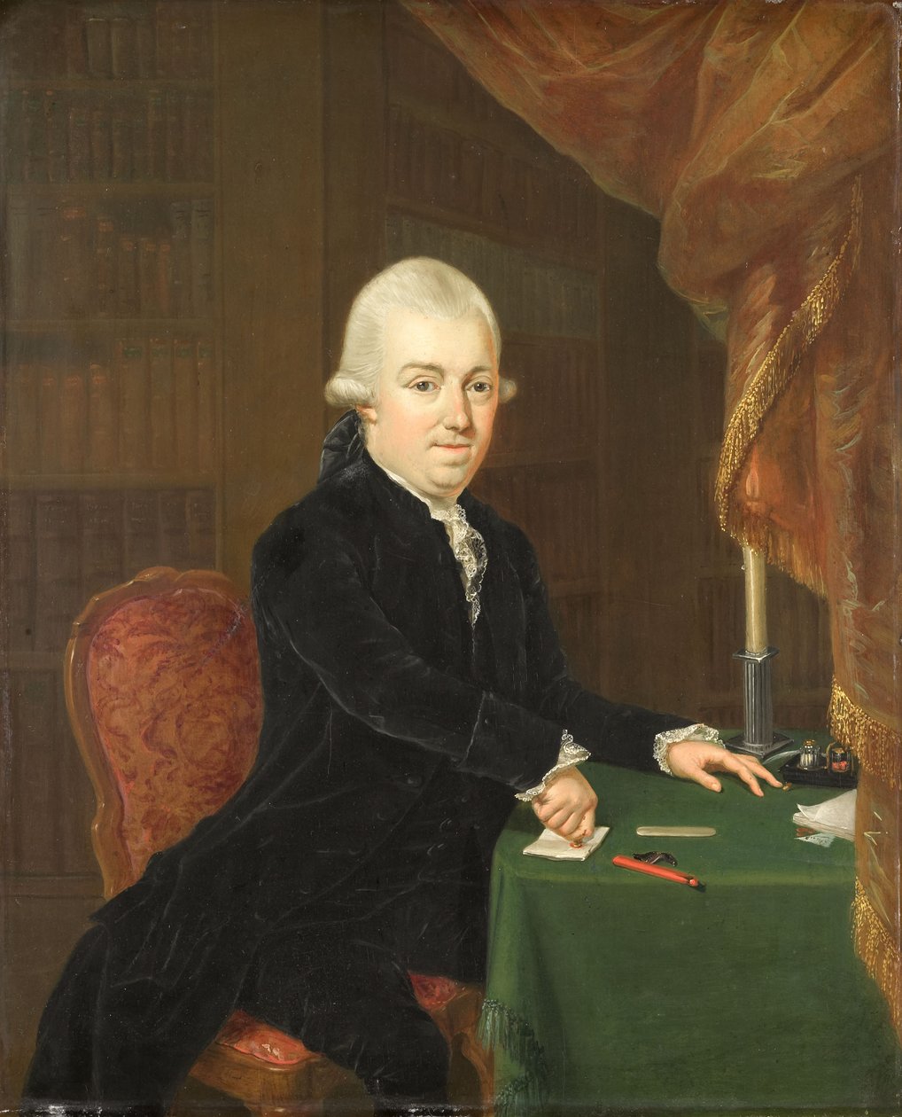 Holländsk:  Jan Bernd Bicker (1746-1812) Porträtt av en okänd man[1].

Alternativ titel(s):  

Jan Bernd Bicker (1746-1812)[3].
 Porträtt av Jan Bernd Bicker (1746-1812), köpman och bankir i Amsterdam, 1796 ordförande i nationalförsamlingen, make av Louis Bernard Coclers