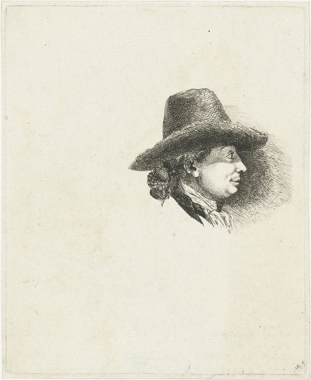 Studieblad med porträtt av Louis Bernard Coclers och hans familj av Louis Bernard Coclers