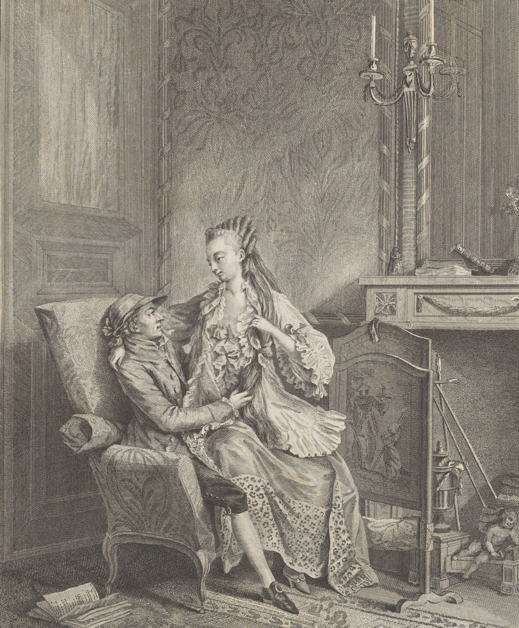 The Morning The Happy Union, efter 1789. av Louis Bosse