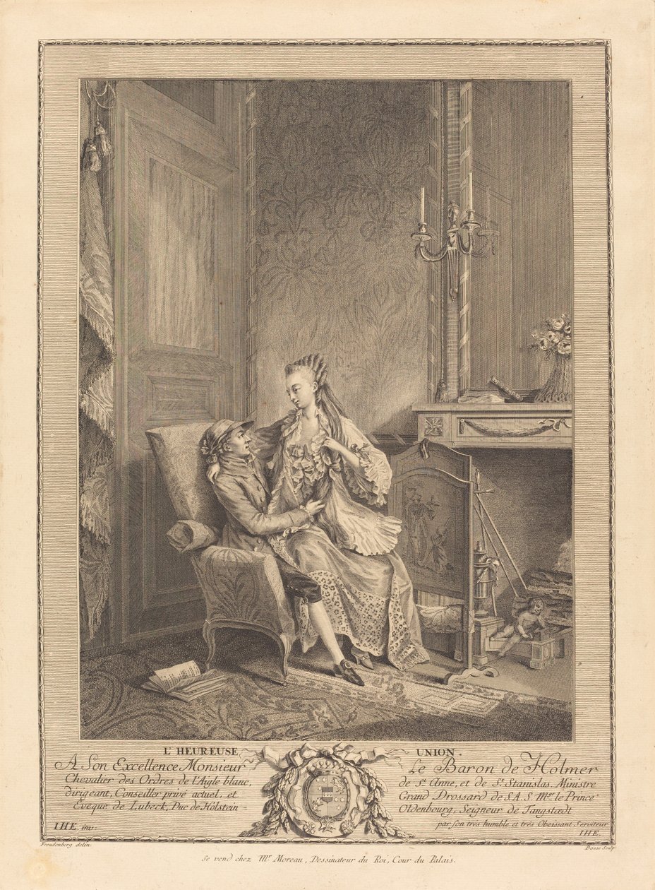 Den lyckliga unionen av Louis Bosse after Sigmund Freudenberger