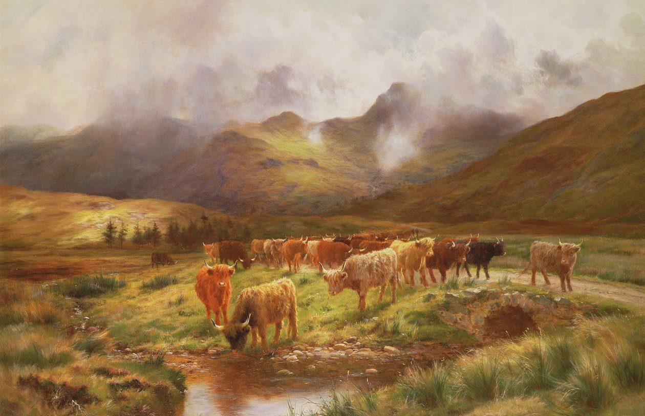 En Highland körde vid Strathfillan, Perthshire av Louis Bosworth Hurt