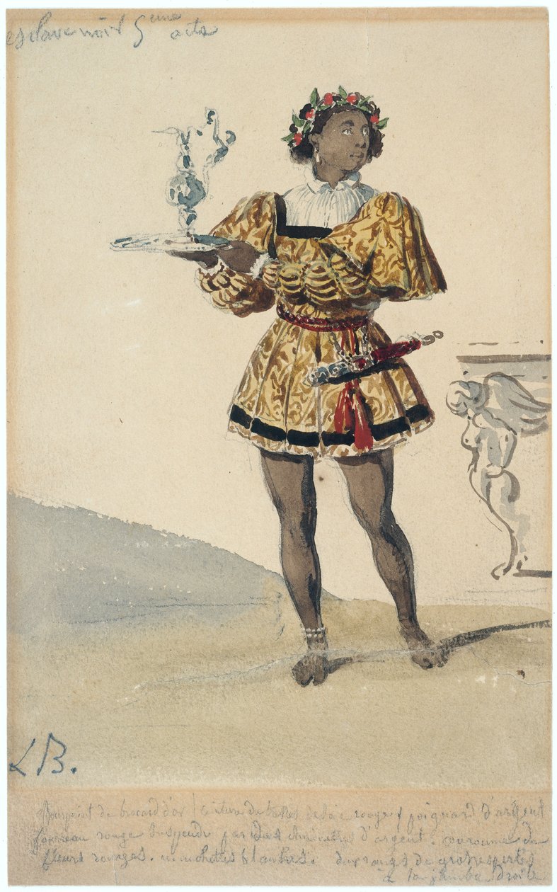 Svart slav av Louis Boulanger