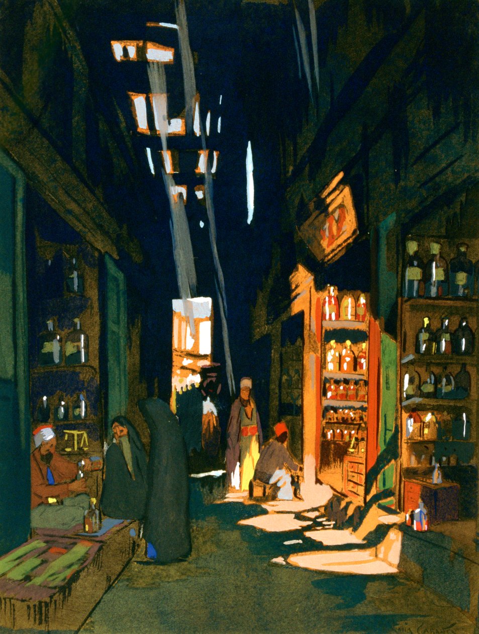 Parfymhandlare, 1928 av Louis Cabanes