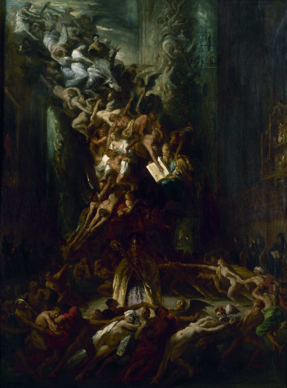 Sabbatens runda, ca. 1861. av Louis Candide Boulanger