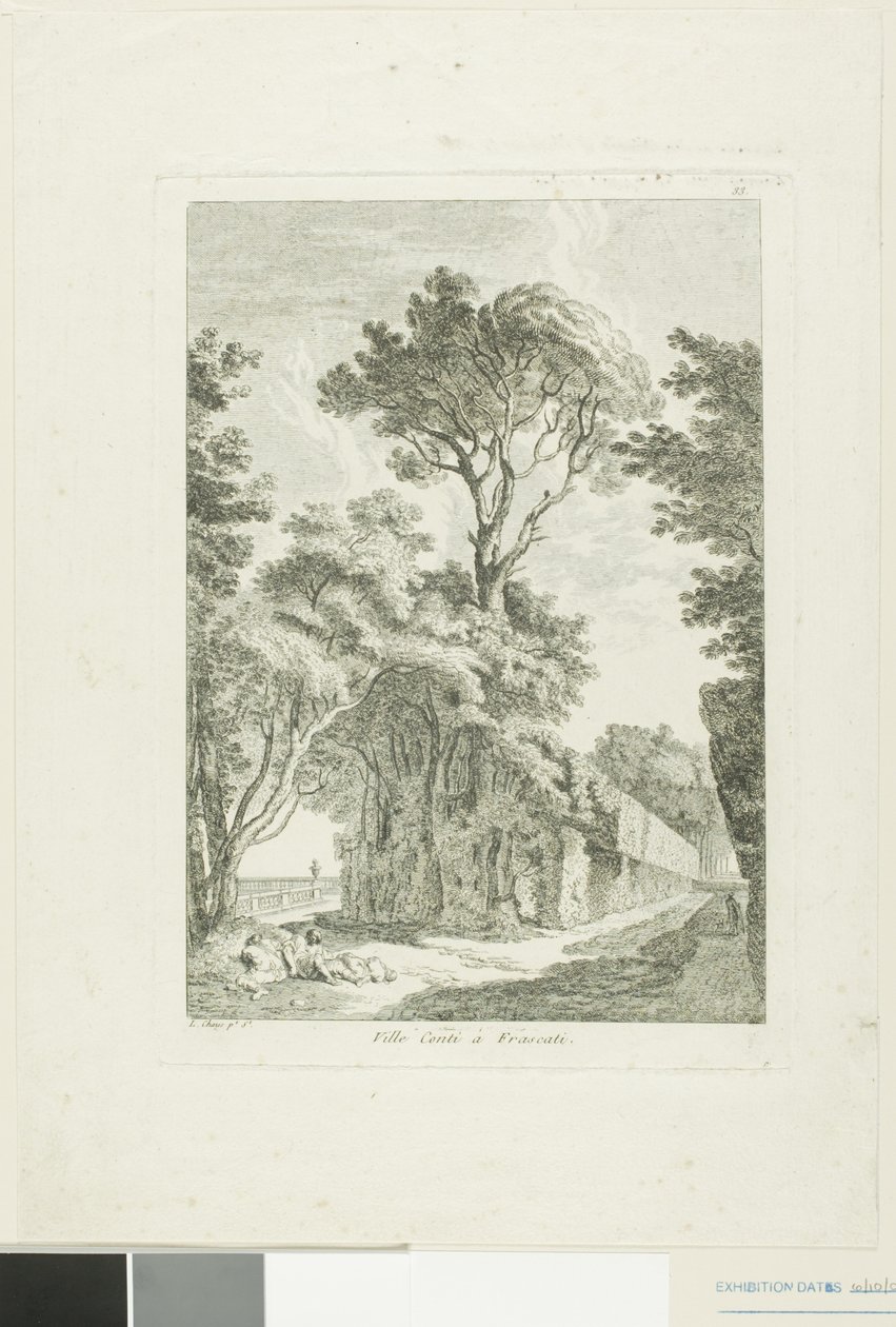 Staden Conti i Frascati av Louis Chaix