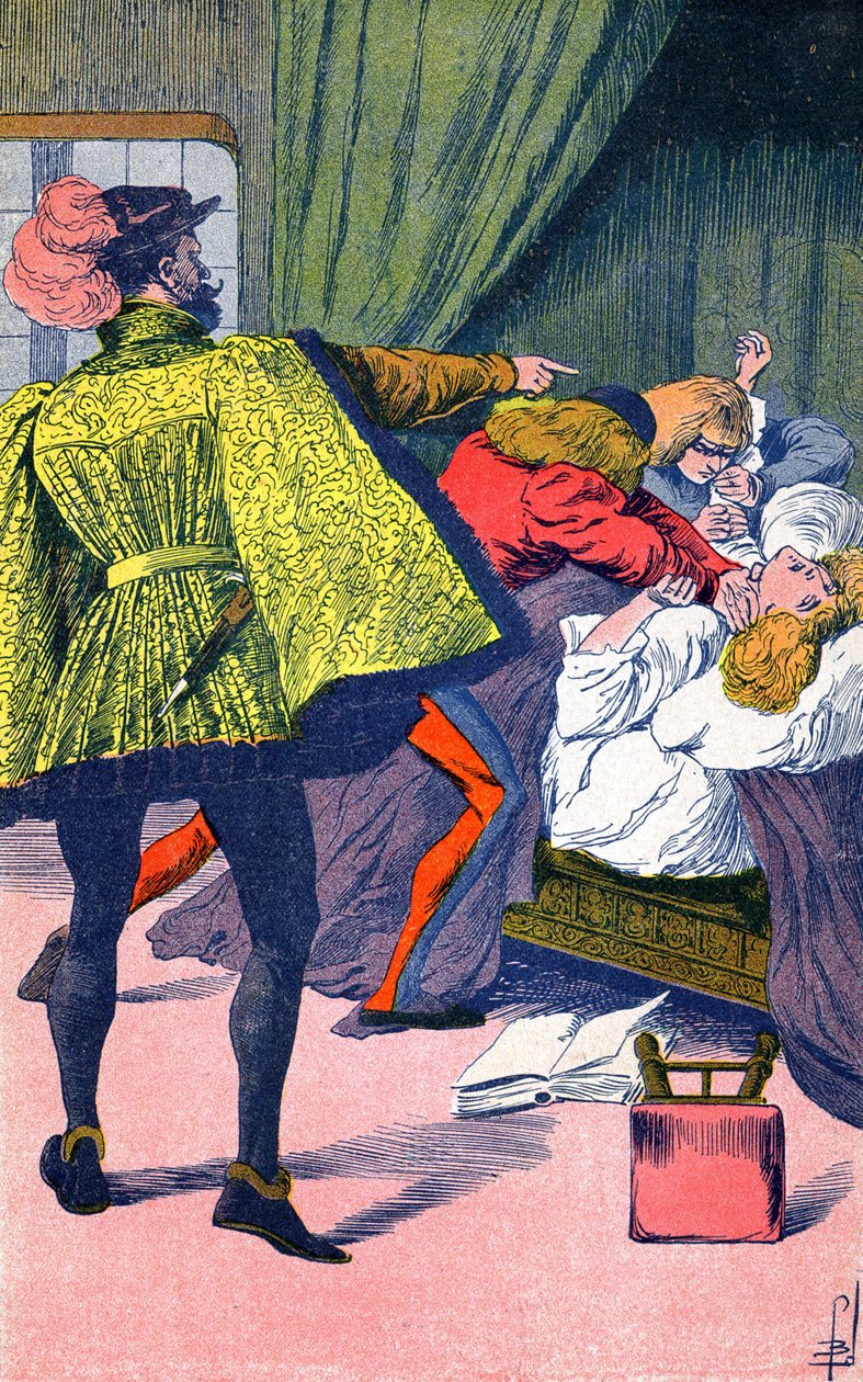 Cesar Borgia får sin bror dödad av Louis Charles Bombled