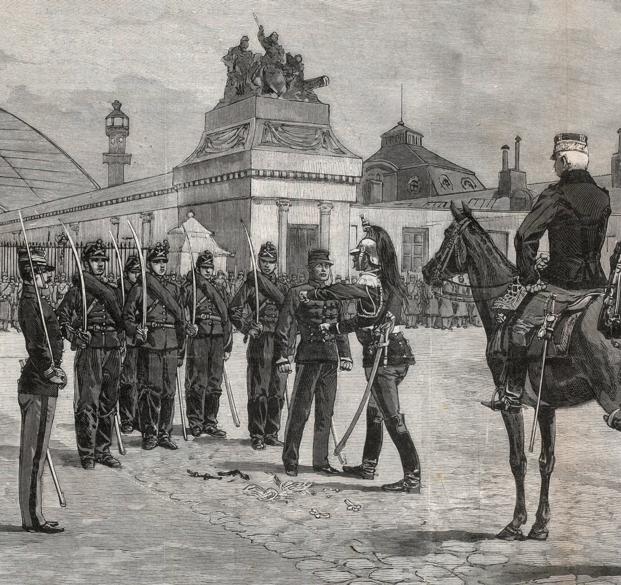 Degradering av Alfred Dreyfus - Dreyfus fall: La degradation d