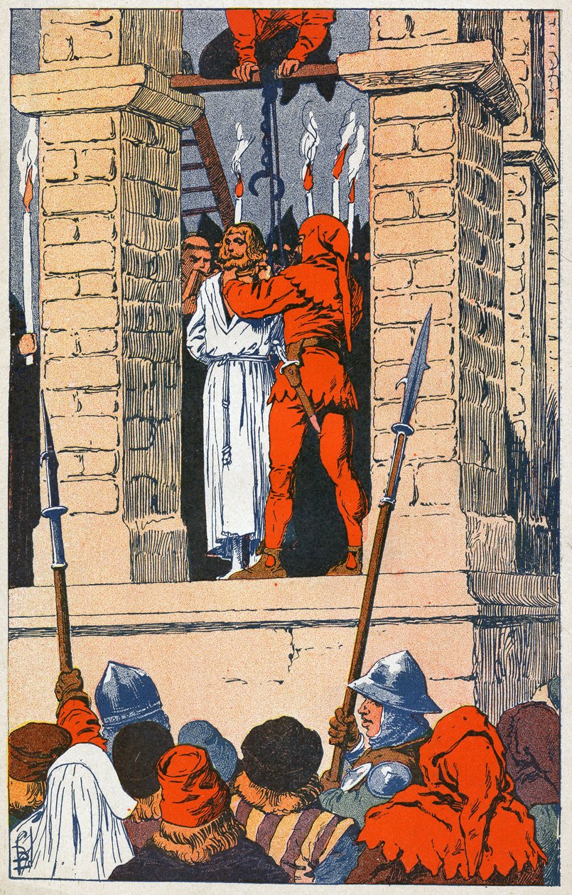 Hängning av Enguerrand de Marigny av Louis Charles Bombled