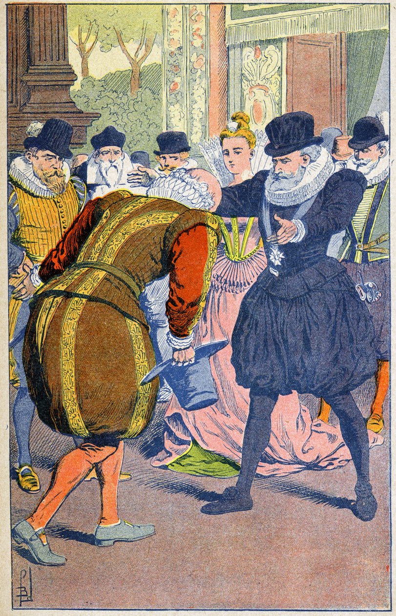 Henri IV och Sully av Louis Charles Bombled