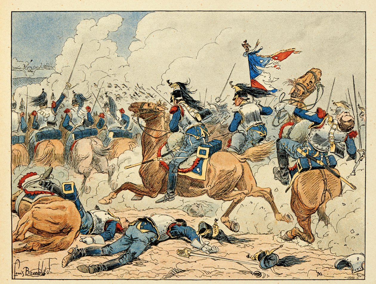 Illustration hämtad från boken "The heros of the century", anekdotiska reciter av Dick de Lonlay och illustrerad av Louis Bombled (1862-1927) av Louis Charles Bombled