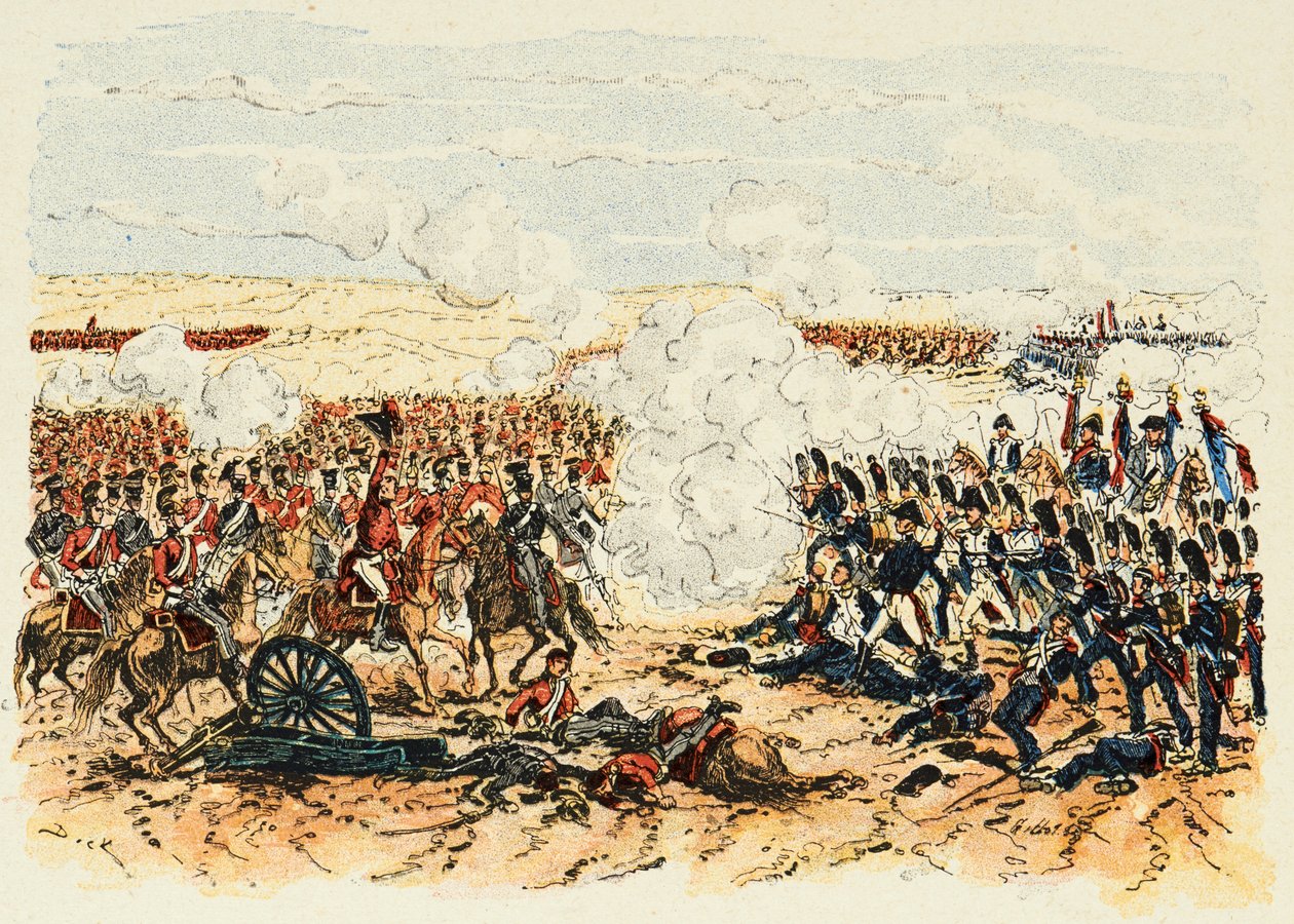 Illustration hämtad från boken "The heros of the century", anekdotiska reciter av Dick de Lonlay och illustrerad av Louis Bombled (1862-1927) av Louis Charles Bombled