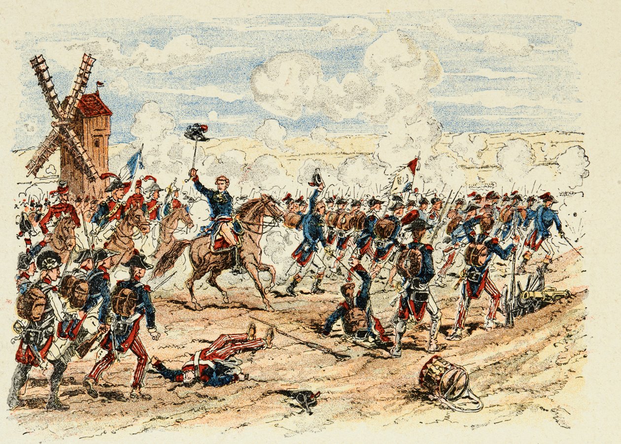 Illustration hämtad från boken "The heros of the century", anekdotiska reciter av Dick de Lonlay och illustrerad av Louis Bombled (1862-1927) av Louis Charles Bombled