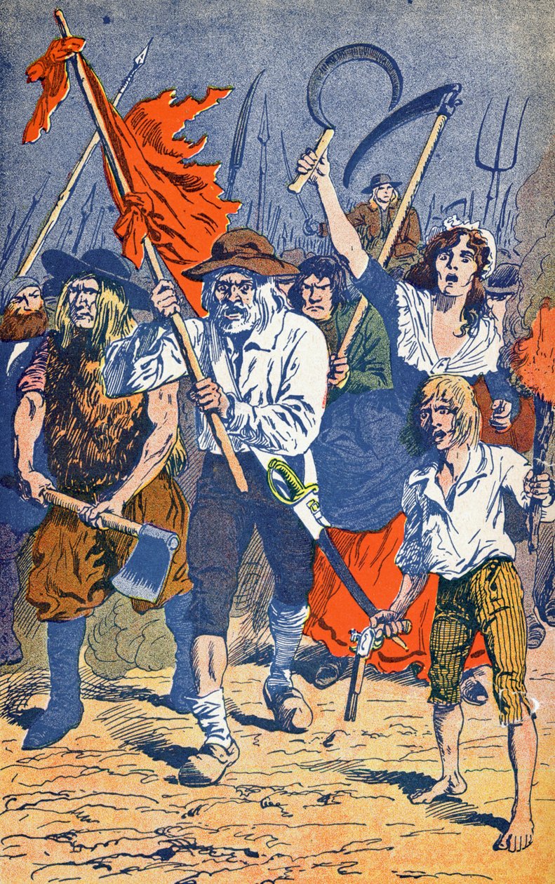 Bonderevolt före franska revolutionen av Louis Charles Bombled