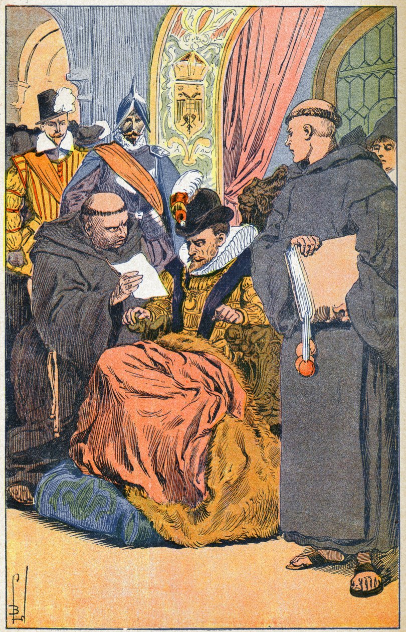 Filip II av Spanien och jesviterna av Louis Charles Bombled