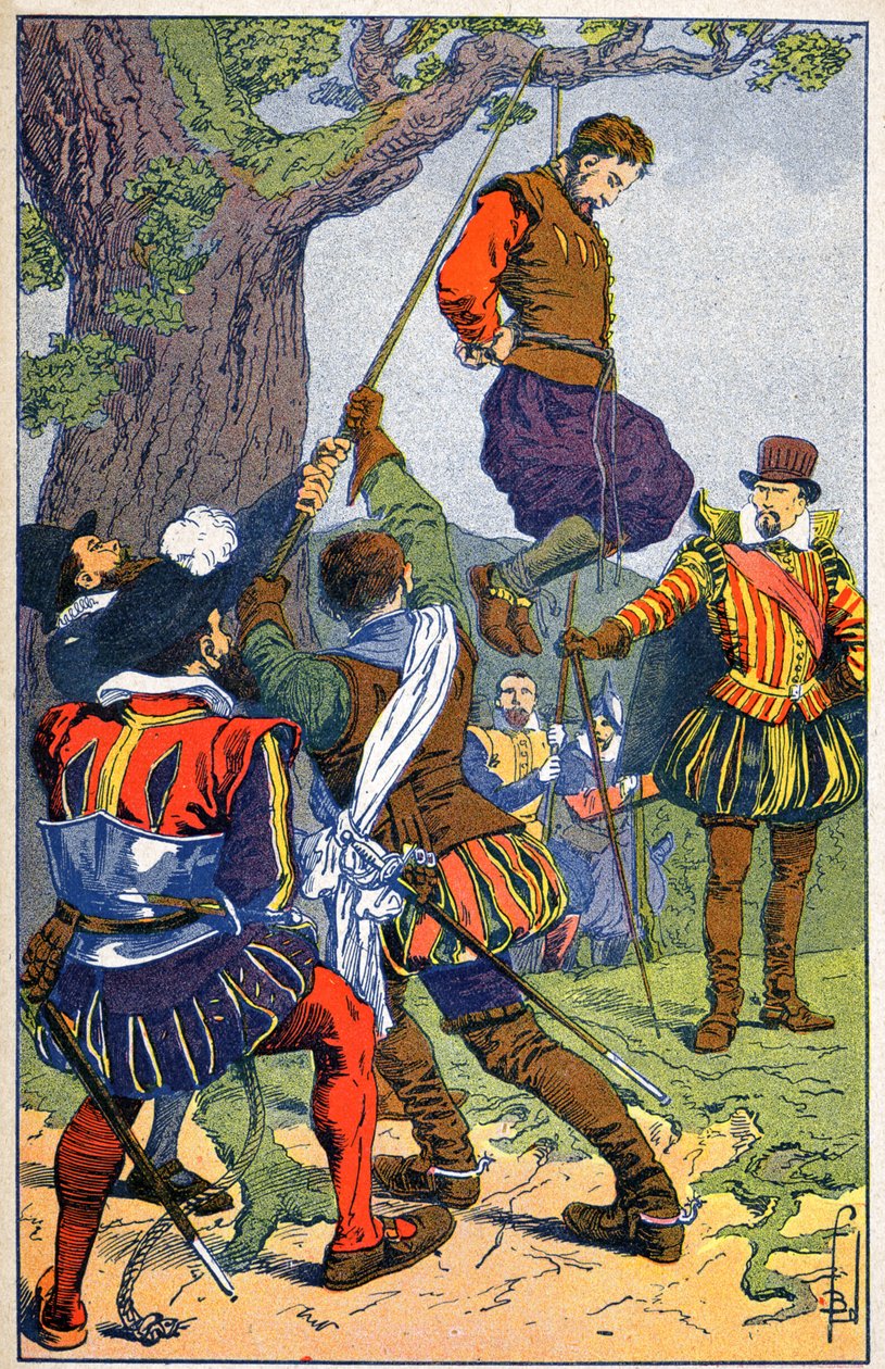 Förtryck av hugenotterna under ledning av Blaise de Montluc av Louis Charles Bombled