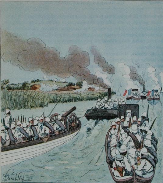 Flottiljattacken mot Marovoay, Madagaskar, från 