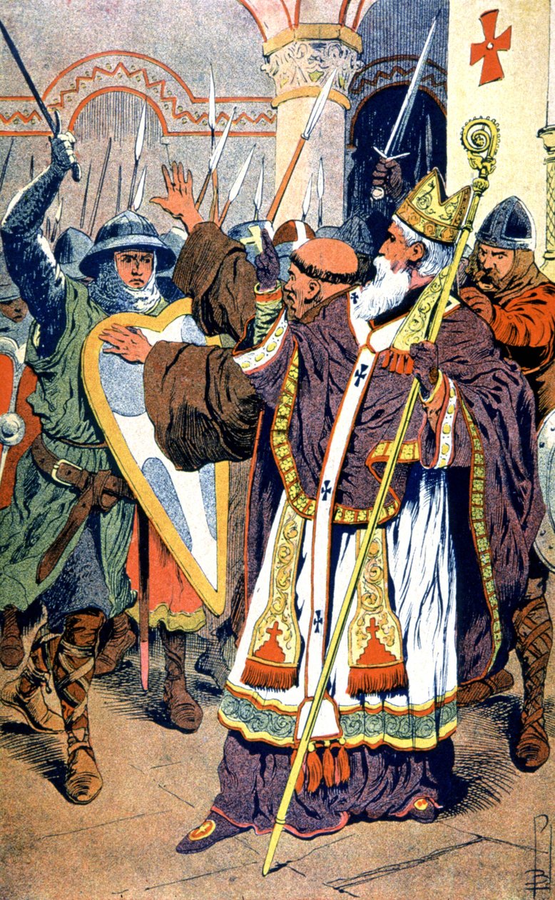 Mordet på St Thomas Becket av Louis Charles Bombled