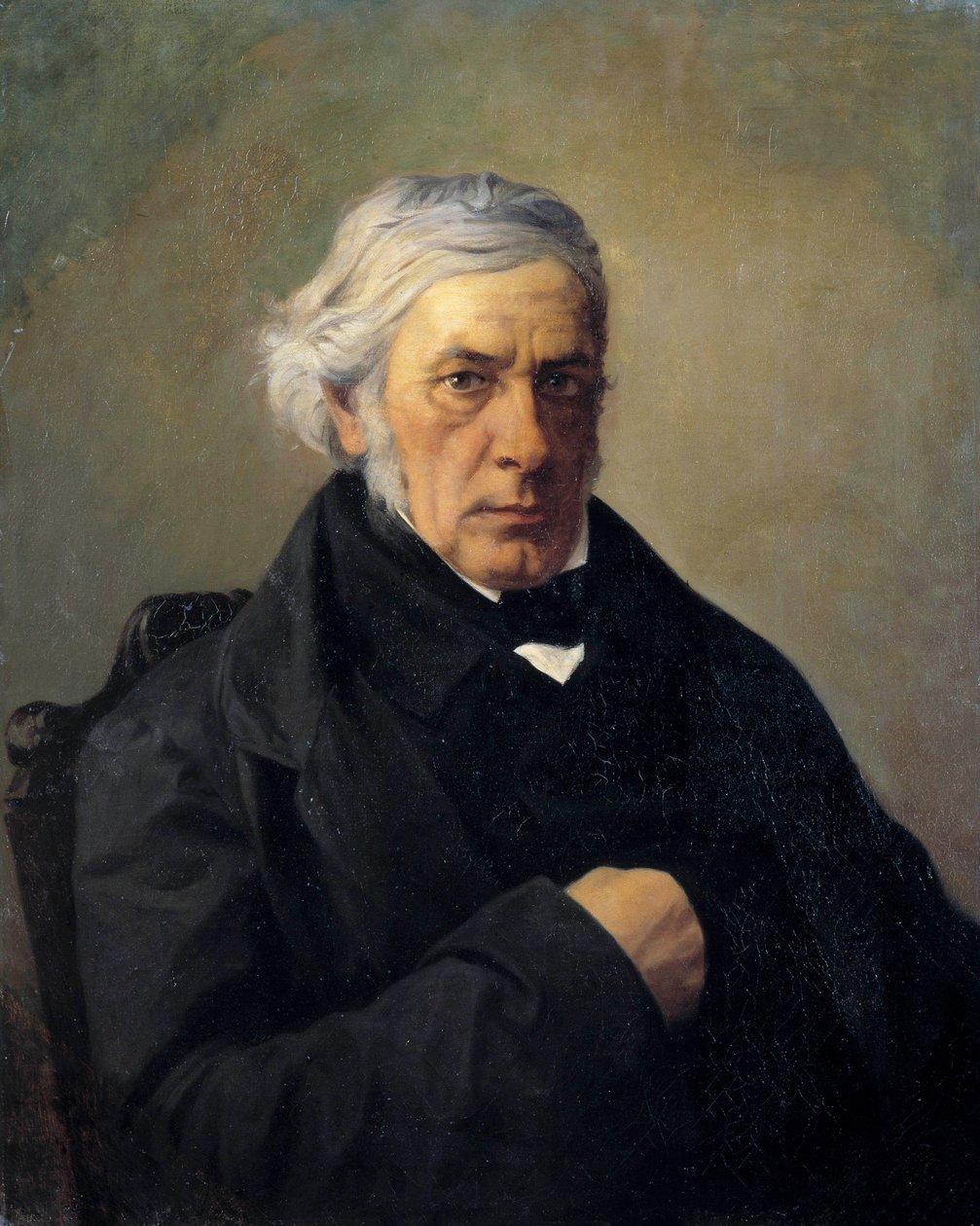 Porträtt av filosofen Victor Cousin (1792-1867) Målning av Louis Claude Mouchot (1830-1891). 1800-talet. Dämpa. 0,73 x 0,60 m - Porträtt av filosofen Victor Cousin (1792-1867). Målning av Louis Claude Mouchot (1830-1891). 1800-talet. 0,73 x av Louis Claude Mouchot