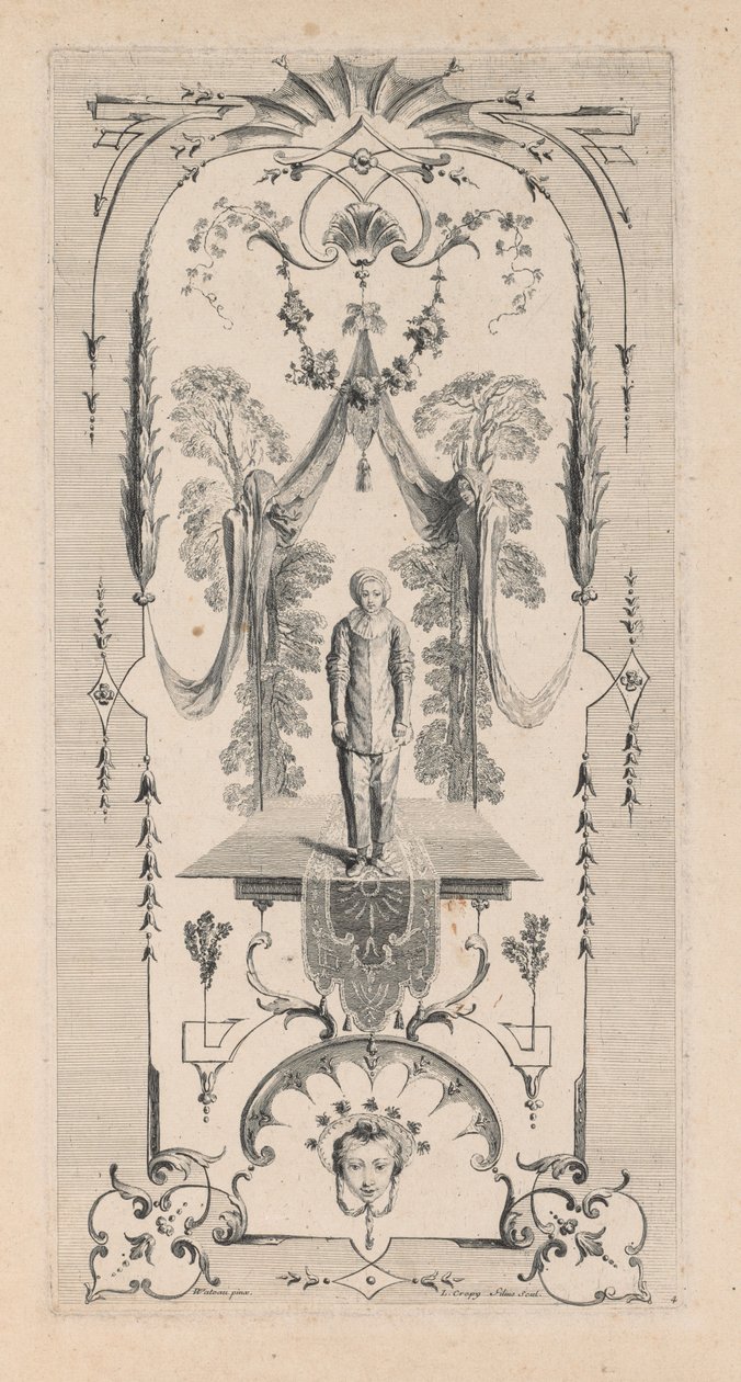 Pierrot, arabesk av Louis Crepy