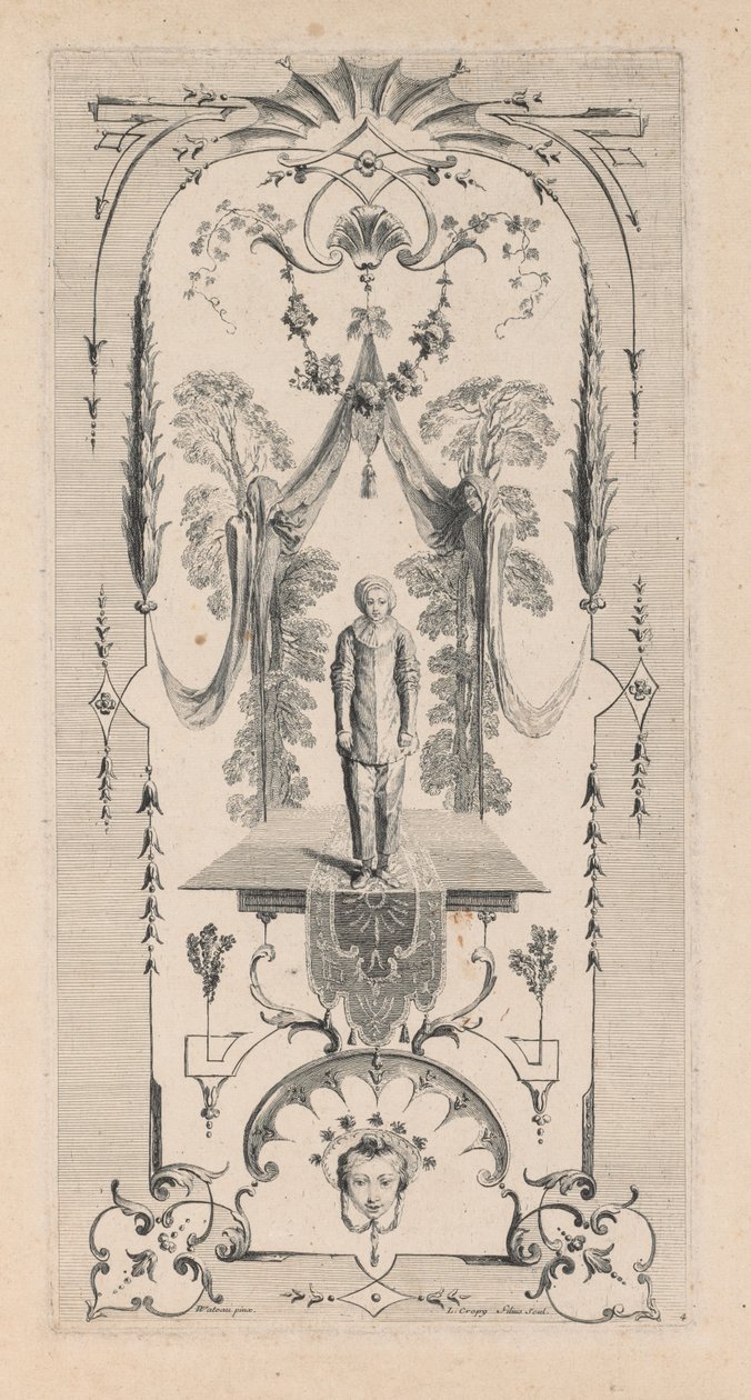 Pierrot, Arabesque. av Louis Crepy