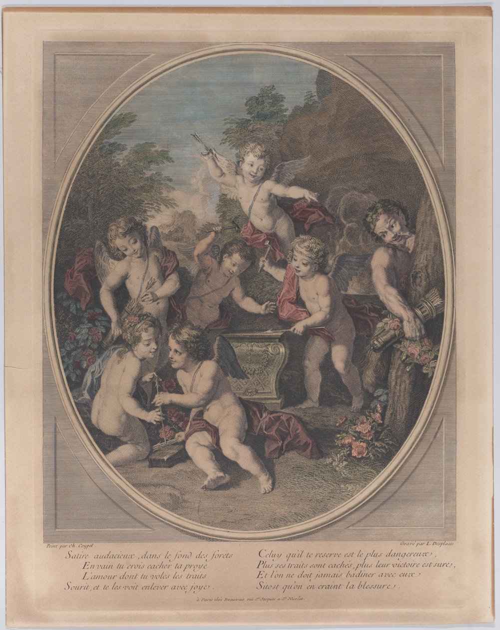 Fet satir i skogens djup Fet satir, i skogens djup, 1714-39. av Louis Desplaces