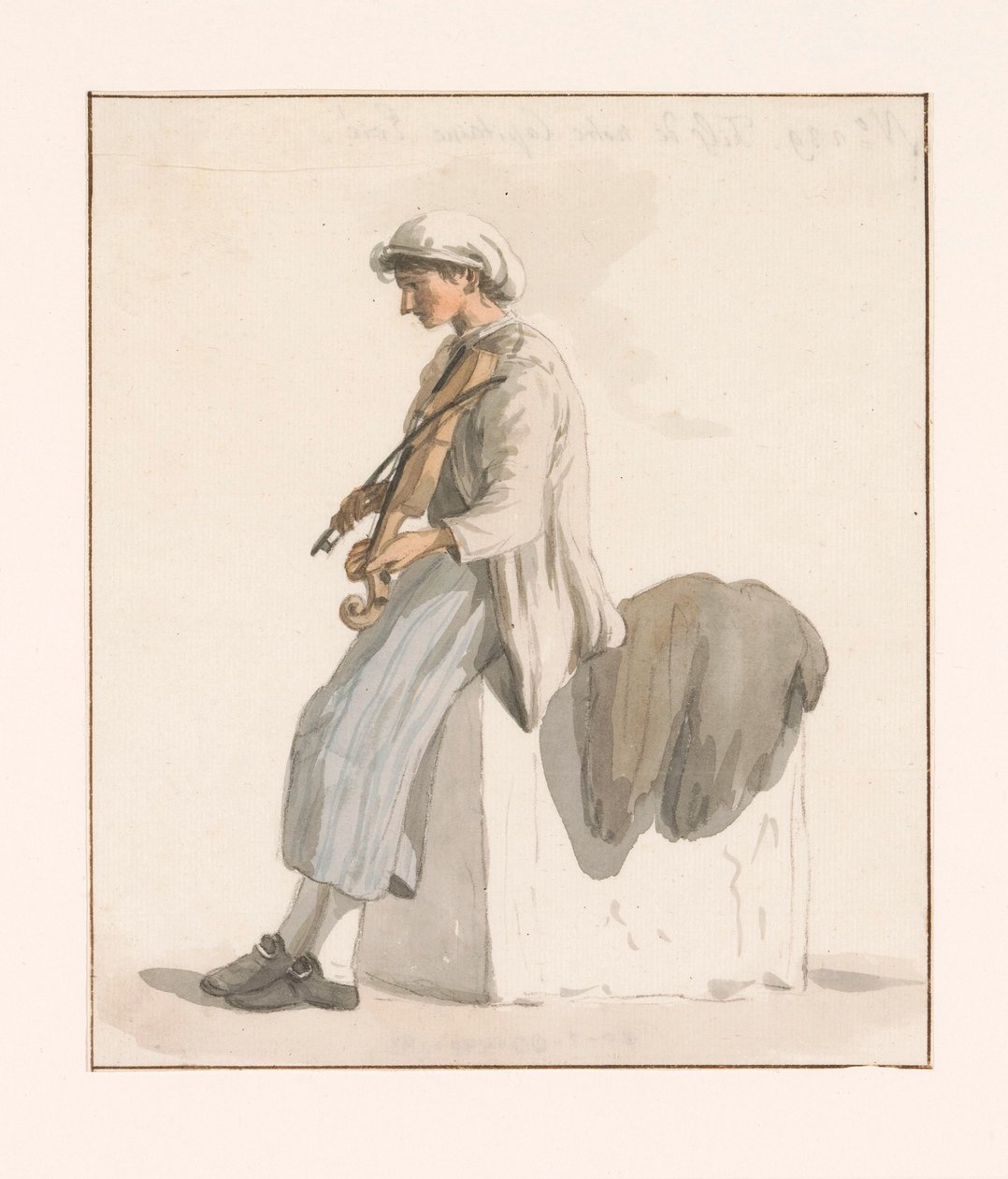 Zoon van kapitein Erie sätter våldtäkt Son till vår kapten Erie (titel på objektet) Resor i Italien, Sicilien och Malta - 1778 (serietitel) av Louis Ducros
