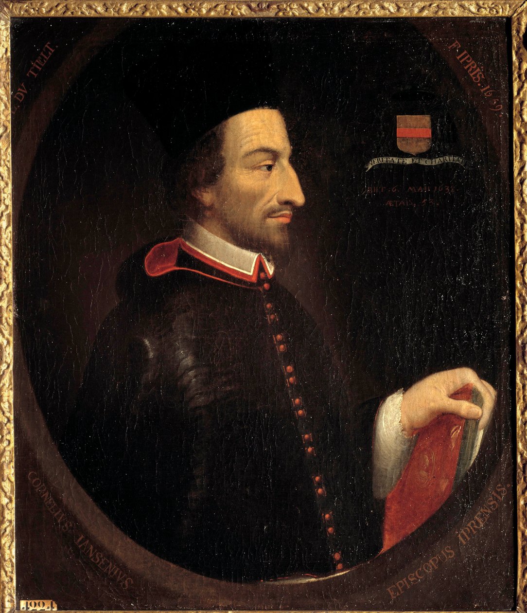Porträtt av Cornelius Jansen, dit Jansenius””, Eveque d